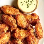 chicken wings are crispy