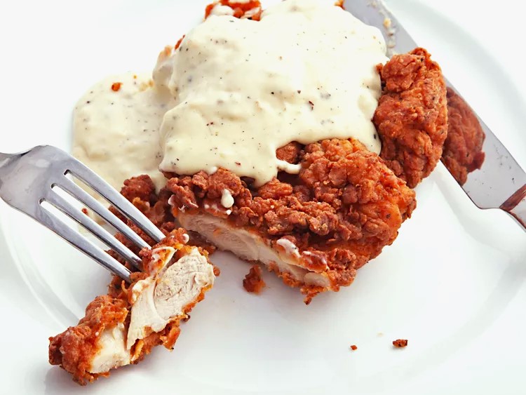 Country Fried Chicken With Creamy Gravy