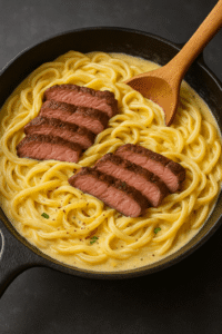 Creamy Steak Pasta